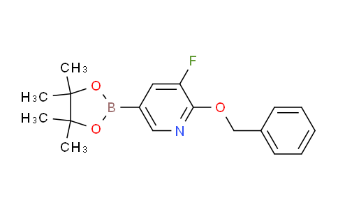 CAS No. 1333222-45-9, 2-(Benzyloxy)-3-fluoro-5-(4,4,5,5-tetramethyl-1,3,2-dioxaborolan-2-yl)pyridine