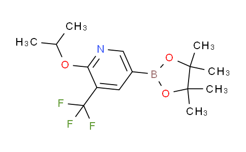 CAS No. 1334607-81-6, 2-isopropoxy-5-(4,4,5,5-tetramethyl-1,3,2-dioxaborolan-2-yl)-3-(trifluoromethyl)pyridine