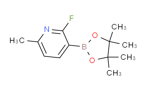 CAS No. 1218790-38-5, 2-Fluoro-6-methyl-3-(4,4,5,5-tetramethyl-1,3,2-dioxaborolan-2-yl)pyridine