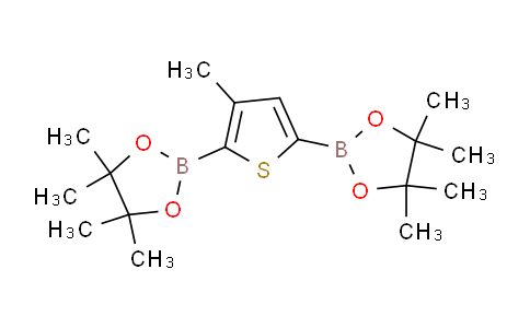 CAS No. 942070-28-2, 2,2'-(3-methylthiophene-2,5-diyl)bis(4,4,5,5-tetramethyl-1,3,2-dioxaborolane)
