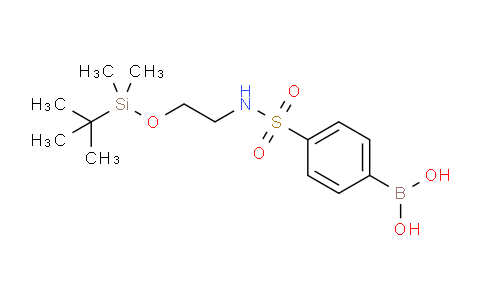 CAS No. 913835-53-7, (4-(N-(2-((tert-butyldimethylsilyl)oxy)ethyl)sulfamoyl)phenyl)boronic acid