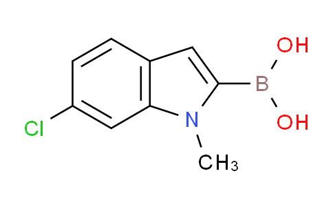 CAS No. 957066-11-4, (6-chloro-1-methyl-1H-indol-2-yl)boronic acid