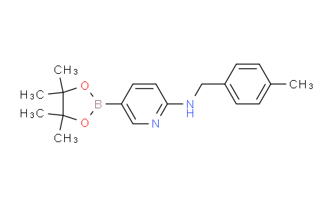 CAS No. 1073354-32-1, N-(4-methylbenzyl)-5-(4,4,5,5-tetramethyl-1,3,2-dioxaborolan-2-yl)pyridin-2-amine