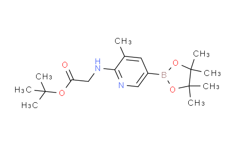 CAS No. 1075249-37-4, tert-butyl (3-methyl-5-(4,4,5,5-tetramethyl-1,3,2-dioxaborolan-2-yl)pyridin-2-yl)glycinate