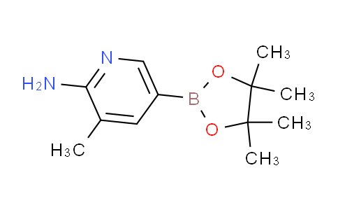 CAS No. 1111637-91-2, 3-methyl-5-(4,4,5,5-tetramethyl-1,3,2-dioxaborolan-2-yl)pyridin-2-amine