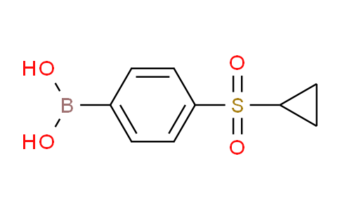 CAS No. 1217501-07-9, (4-(cyclopropylsulfonyl)phenyl)boronic acid