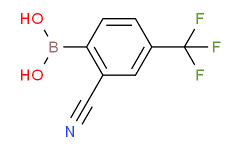 CAS No. 1218790-84-1, (2-cyano-4-(trifluoromethyl)phenyl)boronic acid