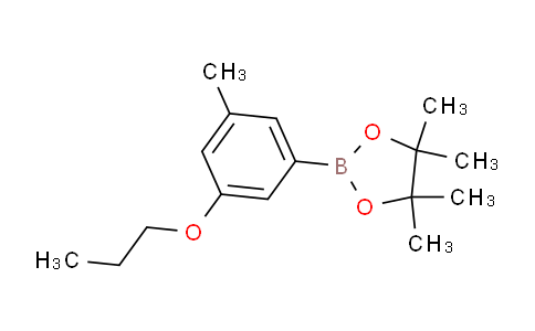 CAS No. 1218789-73-1, 4,4,5,5-Tetramethyl-2-(3-methyl-5-propoxyphenyl)-1,3,2-dioxaborolane
