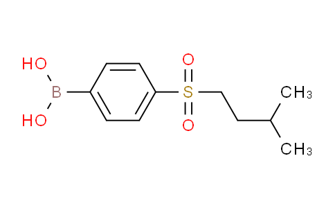 CAS No. 1217500-93-0, (4-(isopentylsulfonyl)phenyl)boronic acid