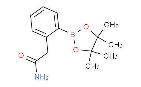 CAS No. 1218789-98-0, 2-(2-(4,4,5,5-tetramethyl-1,3,2-dioxaborolan-2-yl)phenyl)acetamide