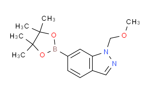 CAS No. 1256360-14-1, 1-(methoxymethyl)-6-(4,4,5,5-tetramethyl-1,3,2-dioxaborolan-2-yl)-1H-indazole