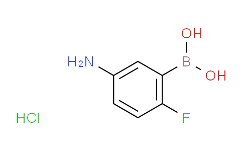 CAS No. 1256355-65-3, (5-amino-2-fluorophenyl)boronic acid hydrochloride