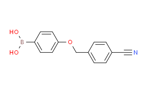 CAS No. 1256355-70-0, (4-((4-cyanobenzyl)oxy)phenyl)boronic acid