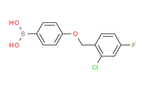 CAS No. 1256355-86-8, (4-((2-chloro-4-fluorobenzyl)oxy)phenyl)boronic acid