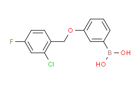 CAS No. 1256358-45-8, (3-((2-chloro-4-fluorobenzyl)oxy)phenyl)boronic acid