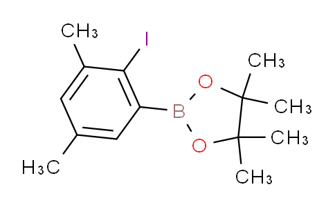 CAS No. 1256781-70-0, 2-(2-iodo-3,5-dimethylphenyl)-4,4,5,5-tetramethyl-1,3,2-dioxaborolane