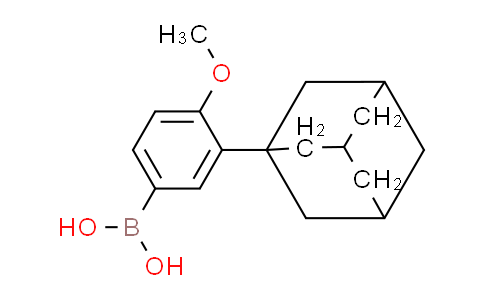 CAS No. 459423-32-6, (3-(adamantan-1-yl)-4-methoxyphenyl)boronic acid