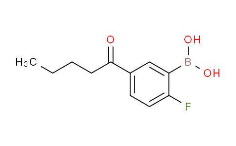 CAS No. 1072951-52-0, (2-Fluoro-5-pentanoylphenyl)boronic acid
