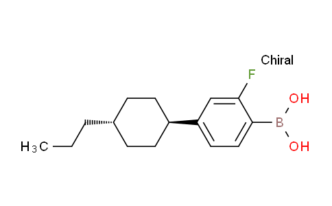 CAS No. 159119-10-5, (2-Fluoro-4-(trans-4-propylcyclohexyl)phenyl)boronic acid