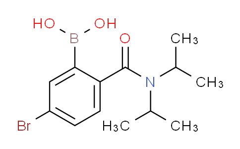 CAS No. 1058129-82-0, (5-bromo-2-(diisopropylcarbamoyl)phenyl)boronic acid