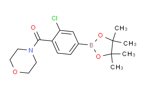 MC704023 | 1092563-48-8 | (2-Chloro-4-(4,4,5,5-tetramethyl-1,3,2-dioxaborolan-2-yl)phenyl)(morpholino)methanone