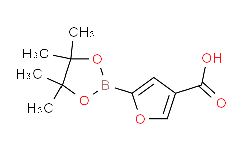 CAS No. 1073354-94-5, 5-(4,4,5,5-tetramethyl-1,3,2-dioxaborolan-2-yl)furan-3-carboxylic acid