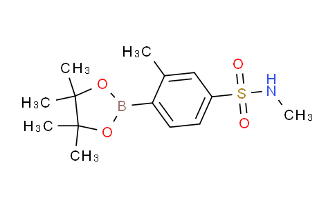 CAS No. 1152274-54-8, N,3-Dimethyl-4-(4,4,5,5-tetramethyl-1,3,2-dioxaborolan-2-yl)benzenesulfonamide