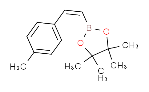 CAS No. 1192488-87-1, (Z)-4,4,5,5-tetramethyl-2-(4-methylstyryl)-1,3,2-dioxaborolane