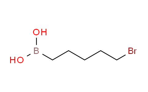 CAS No. 120986-85-8, (5-Bromopentyl)boronic acid