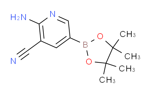 CAS No. 1246372-66-6, 2-Amino-3-cyanopyridine-5-boronic Acid Pinacol Ester