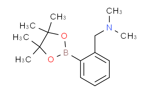 CAS No. 129636-11-9, N,N-dimethyl-1-(2-(4,4,5,5-tetramethyl-1,3,2-dioxaborolan-2-yl)phenyl)methanamine