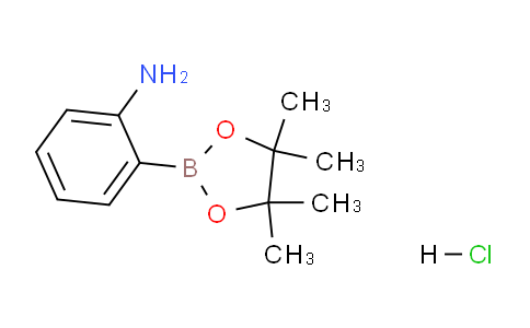 CAS No. 393877-09-3, 2-(Tetramethyl-1,3,2-dioxaborolan-2-yl)aniline hydrochloride