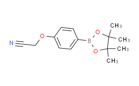 CAS No. 475272-13-0, 2-(4-(4,4,5,5-Tetramethyl-1,3,2-dioxaborolan-2-yl)phenoxy)acetonitrile