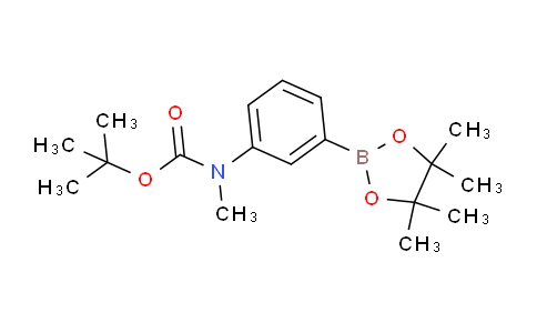 CAS No. 817618-57-8, tert-Butyl methyl(3-(4,4,5,5-tetramethyl-1,3,2-dioxaborolan-2-yl)phenyl)carbamate