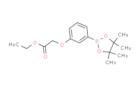 CAS No. 850411-07-3, Ethyl 2-(3-(4,4,5,5-tetramethyl-1,3,2-dioxaborolan-2-yl)phenoxy)acetate
