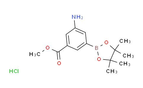 CAS No. 850567-50-9, Methyl 3-amino-5-(4,4,5,5-tetramethyl-1,3,2-dioxaborolan-2-yl)benzoate hydrochloride