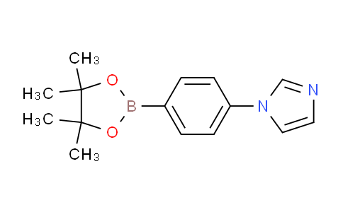 CAS No. 851199-70-7, 1-(4-(4,4,5,5-Tetramethyl-1,3,2-dioxaborolan-2-yl)phenyl)-1H-imidazole