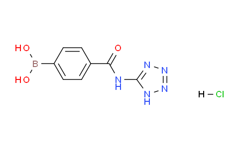 CAS No. 850568-31-9, (4-((1H-Tetrazol-5-yl)carbamoyl)phenyl)-boronic acid hydrochloride