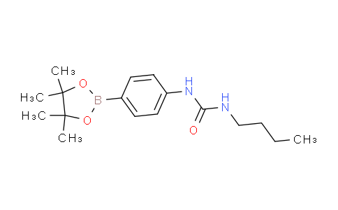 CAS No. 850567-59-8, 1-Butyl-3-(4-(4,4,5,5-tetramethyl-1,3,2-dioxaborolan-2-yl)phenyl)urea