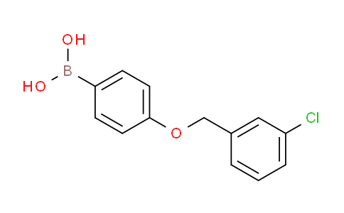 CAS No. 871125-96-1, (4-((3-chlorobenzyl)oxy)phenyl)boronic acid
