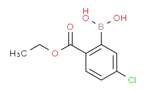CAS No. 871329-55-4, (5-Chloro-2-(ethoxycarbonyl)phenyl)boronic acid