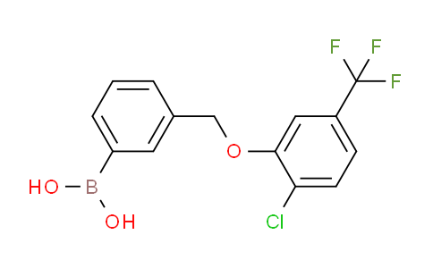 CAS No. 871126-25-9, (3-((2-Chloro-5-(trifluoromethyl)phenoxy)methyl)phenyl)boronic acid