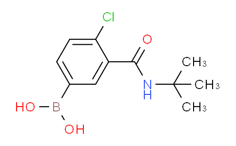 CAS No. 871332-72-8, (3-(tert-Butylcarbamoyl)-4-chlorophenyl)-boronic acid