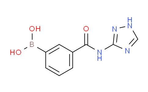 CAS No. 871333-05-0, (3-((1H-1,2,4-Triazol-3-yl)carbamoyl)-phenyl)boronic acid