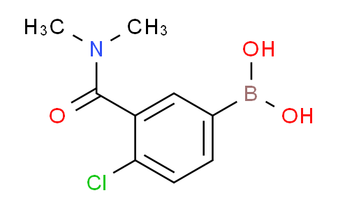 CAS No. 871332-76-2, (4-Chloro-3-(dimethylcarbamoyl)phenyl)boronic acid