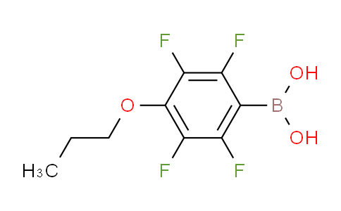 CAS No. 871125-71-2, (2,3,5,6-Tetrafluoro-4-propoxyphenyl)boronic acid