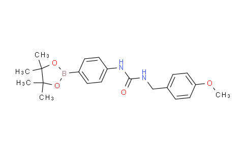 MC704186 | 874298-21-2 | 1-(4-Methoxybenzyl)-3-(4-(4,4,5,5-tetramethyl-1,3,2-dioxaborolan-2-yl)phenyl)urea
