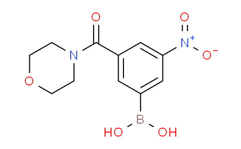 CAS No. 871332-80-8, (3-(Morpholine-4-carbonyl)-5-nitrophenyl)boronic acid