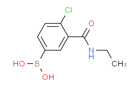 CAS No. 871332-69-3, (4-Chloro-3-(ethylcarbamoyl)phenyl)boronic acid