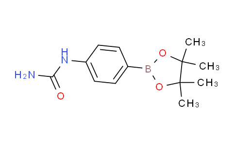 CAS No. 877134-77-5, 1-(4-(4,4,5,5-tetramethyl-1,3,2-dioxaborolan-2-yl)phenyl)urea